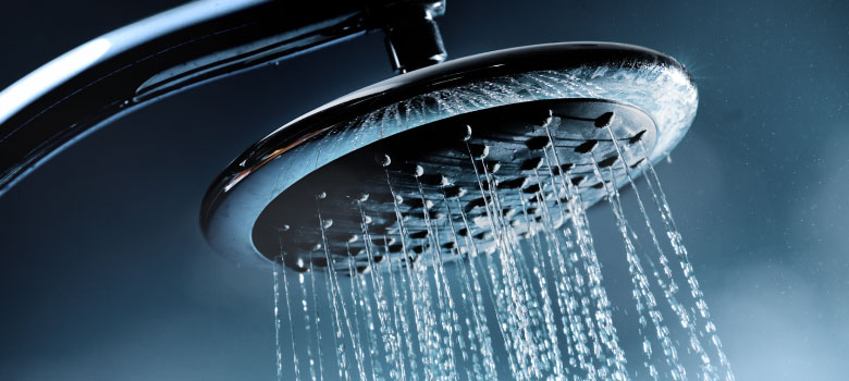Prevent hard water stains from continuing to build up with a water softening system.