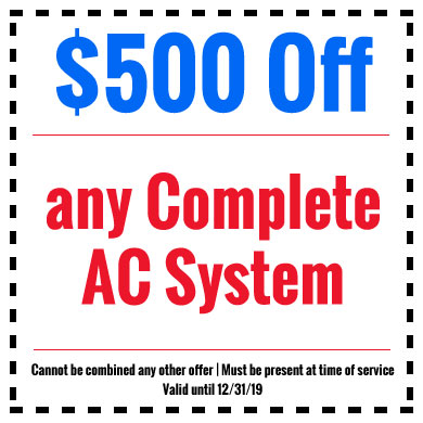 $500 Off any Complete AC System